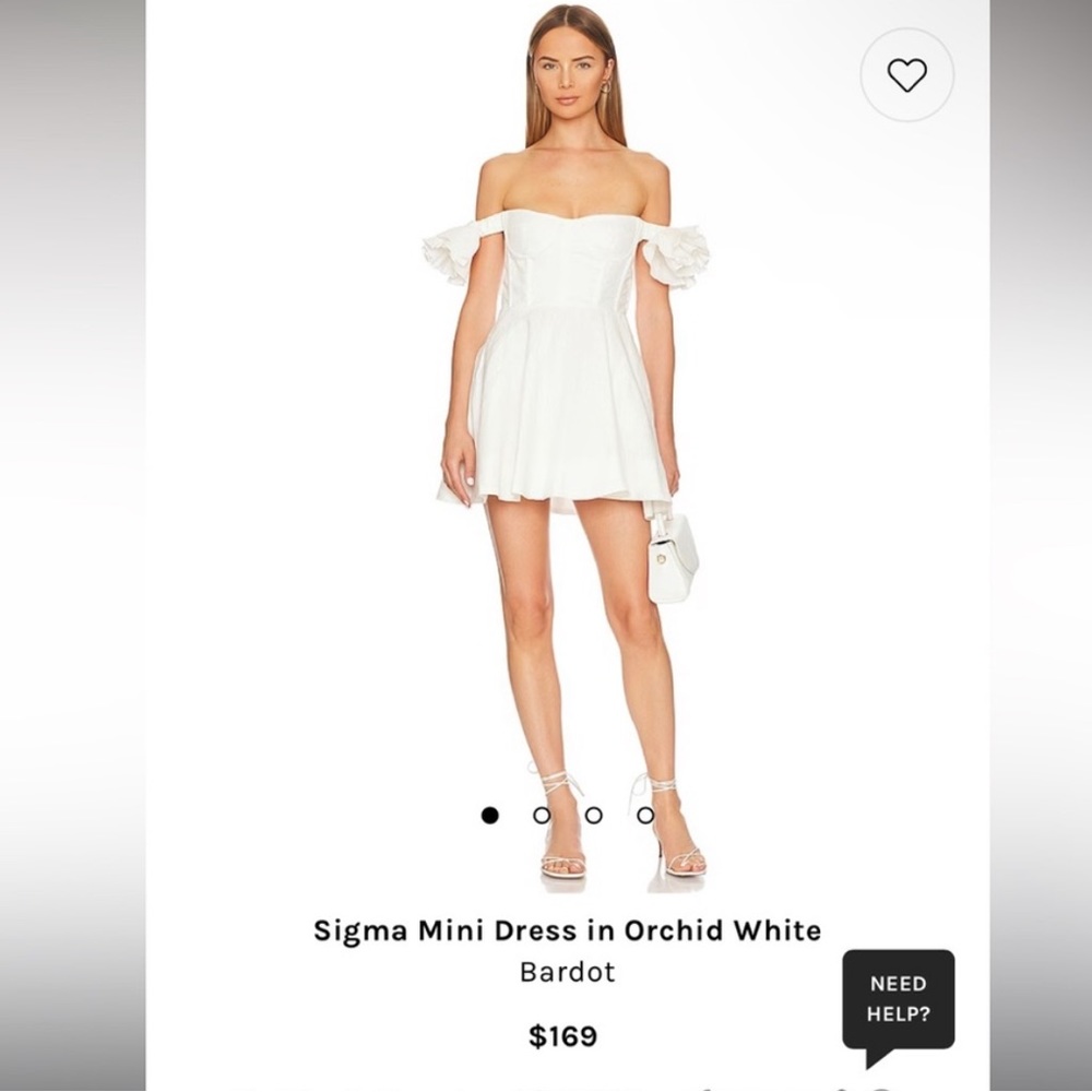 Bardot - Sigma Mini Dress in Orchid White